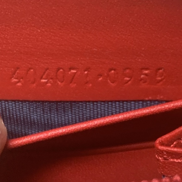 Gucci GG Supreme Blooms Zippy Wallet Rare Blue w/Red Leather Interior - Picture 17 of 17